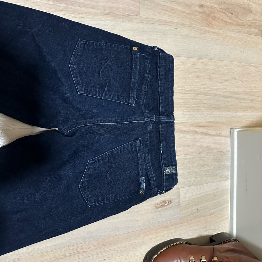 Dark blue bootcut 7 for All Mankind jeans